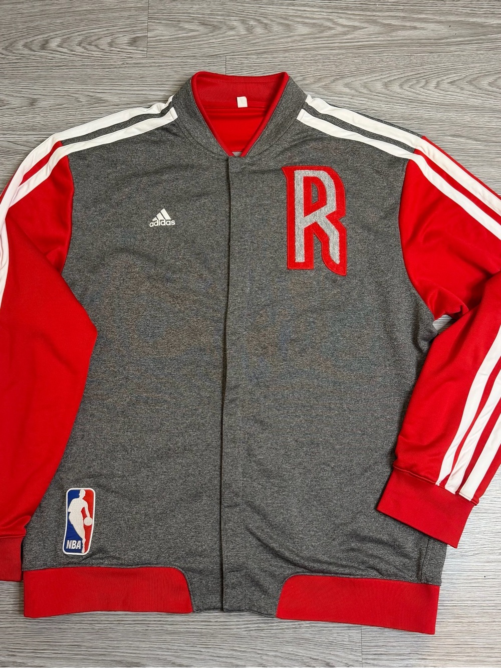 Men's 2013 Adidas NBA Toronto Raptors Warm Up Basketball Track Jacket sz 3XL + 2